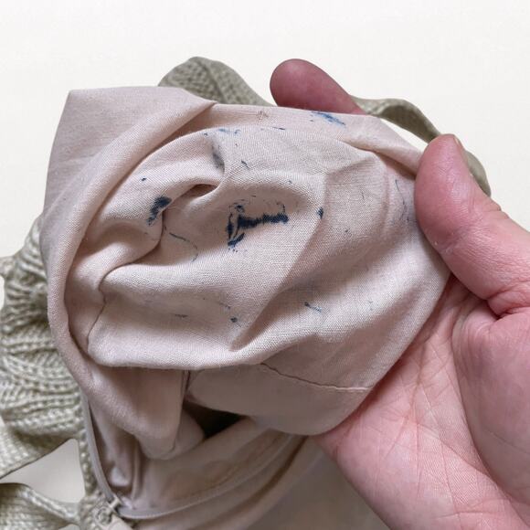 Cableknit Boho Crossbody Bag Cream Beige Crochet Minimalist Festival Knit - Picture 8 of 8